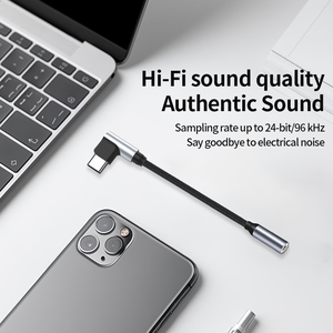 <span class=keywords><strong>Adaptateur</strong></span> audio USB-C mâle vers 3,5 mm AUX, câble dongle <span class=keywords><strong>jack</strong></span> casque Type-C vers AUX, cordon coudé compatible avec <span class=keywords><strong>iPhone</strong></span> 17 16 15 - Product Image 3