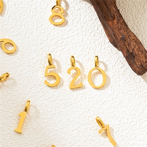 Accessorio per Collana Digitale Fai-da-Te alla Moda, Semplice Ciondolo con Numero Portafortuna in Acciaio Inossidabile per <span class=keywords><strong>Mia</strong></span> <span class=keywords><strong>Figlia</strong></span> - Product Image 3