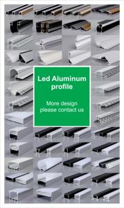 รางอลูมิเนียมขัดเงา LED รุ่น 6063 รูปตัว T สำหรับฝังฝ้าเพดาน ผนัง ใช้ในอุตสาหกรรม  รับสั่งทำสีและขนาดตามต้องการ ผลิตในจีน - Product Image 4