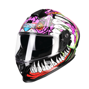 Cascos Integrales de Motocicleta para Hombre y Mujer, Aprobados por DOT, Cierre de Liberación Rápida, Seguridad para Todas las Estaciones - Product Image 3