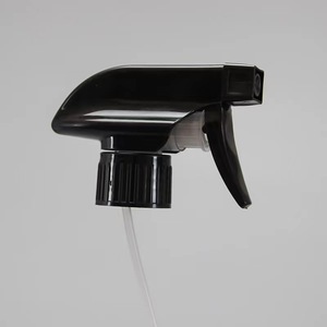 Bouteille pulvérisateur vide en HDPE noir de 500 ml avec gâchette, rechargeable, pour cuisine, salle de bain, nettoyage de voiture – Bouteille pulvérisateur en plastique vide - Product Image 4