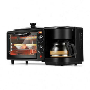 Máquina de Desayuno 3 en 1 de Alta Calidad, Multifuncional <span class=keywords><strong>con</strong></span> Cafetera, Calentador de <span class=keywords><strong>Leche</strong></span> y Horno Eléctrico - Product Image 6