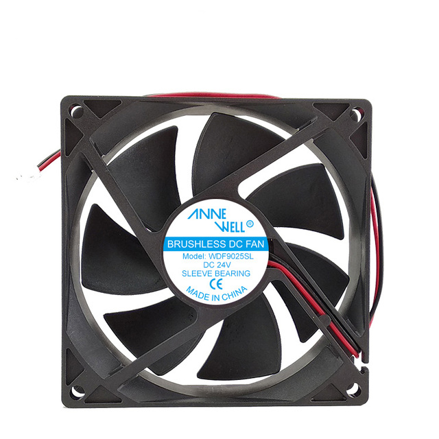 ANNEWELL 9225 Brushless DC Flow Fan 90x90x25mm 90MM 12v 0.12A DC Axial Vent Cooling Fan for servo motor computer case CPU