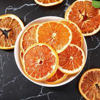 Pure eetbare gedroogde rode sinaasappelschijfjes zonder suiker, conserveermiddelenvrij, voor decoratie, kruidenthee, grondstof, OEM fabriek levering