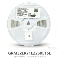 Condensateur céramique multicouche à montage en surface 1210 MLCC 22UF 25V X7R ±10% GRM32ER71E226KE15L pour assemblage de circuits imprimés SMT