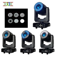 200W RGBW LED Moving Head Spot-Licht mit 7+7 Gobos, Doppelprismen, 7 Farbrädern, Doppelblenden, DMX512 18CH für DJ, Hochzeit, Club