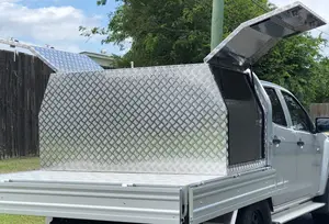 Boîte à outils en aluminium pour camion, plateau arrière, auvent à vendre