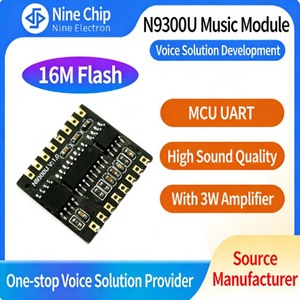 Módulo de Música de Alta Calidad Serie N9300U, Módulo de Reproducción de Voz OEM de Fábrica para Cerradura Inteligente, Módulo MP3 - Product Image 4