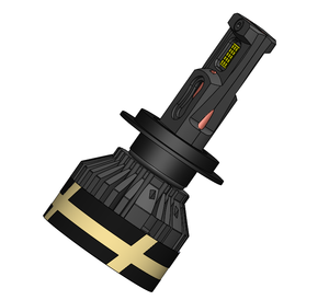 Faro LED de alta potencia de 4 tubos de cobre de 200W para coches H4/H7/<span class=keywords><strong>H11</strong></span> decodificador Canbus 2 tubos de cobre Hi/Lo nuevos faros Led más brillantes - Product Image 5