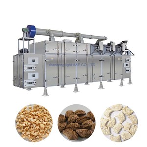 Machine à hacher les morceaux de soja texturés par extrusion entièrement automatique avec friteuse - Product Image 6