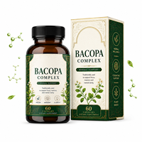 Capsules Premium Complexe de Bacopa avec Extrait de Ginkgo Biloba et de Rhodiola 100mg – Complément Herbal Quotidien pour la Mémoire et la Concentration – Vente en Gros