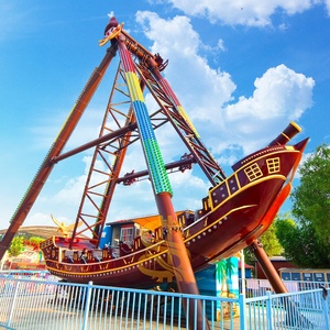 Équipement de parc d'attractions, jeu adulte palpitant, thème <span class=keywords><strong>pirate</strong></span>, manège <span class=keywords><strong>bateau</strong></span> <span class=keywords><strong>pirate</strong></span>, construction en fibre de verre intérieur/extérieur, à vendre - Product Image 1