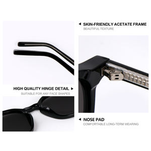 太阳镜厂家新款复古夏季美甲TR90防晒个性时尚批发男女太阳镜 - Product Image 4