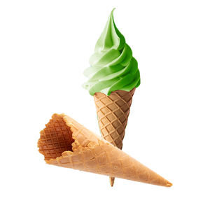 Biscuits gaufrettes coniques longs de qualité supérieure, rouleaux de charbon noir pour glaces en spirale, pour cornets de glace - Product Image 3