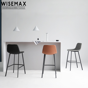 WISEMAX FURNITURE Commercial <strong>bar</strong> Furniture Kitchen Counter <strong>Stool</strong> Modern Wooden Kitchen <strong>Stool</strong> <strong>Fabric</strong> Covered <strong>bar</strong> <strong>Stool</strong> - Product Image 1