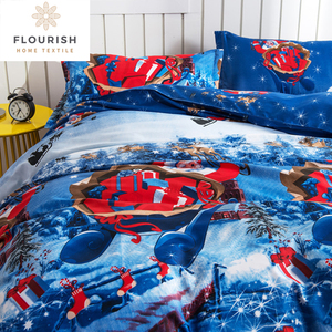 Florecer al por mayor Edredom egipcio sábanas de algodón 100% Algodon Bebes primitiva, almohada caso <span class=keywords><strong>Anime</strong></span> sábanas de cama niño ropa de cama conjunto - Product Image 3