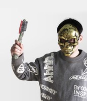 Accessoires en plastique pour Halloween : faux couteau, hache, poignard, scie – Nouveauté très demandée, réutilisable, durable, pour usage extérieur
