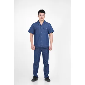 High quality wholesales summer Denim workwear working clothes for men