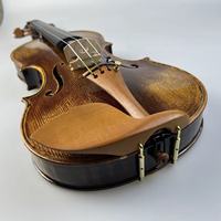 Promotional High-End Handmade Professional Violin Spruce Top Maple Cashew Lacquer Finish for Adults Children