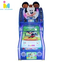 Máquina de Baloncesto Miniatura Directo de Fábrica, Operada con Monedas, para Interiores, Personalizable, para Parques de Diversiones, Máquina de Juego de Baloncesto Portátil para Niños