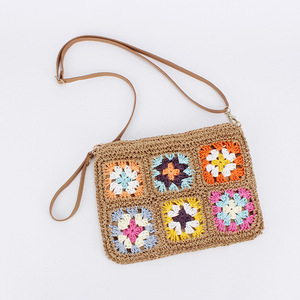 <span class=keywords><strong>Sac</strong></span> à main vintage en fourrure florale tissé à la main, à porter à l'épaule, double usage, avec rabat, style ethnique, <span class=keywords><strong>plage</strong></span>, pour <span class=keywords><strong>homme</strong></span> - Product Image 1