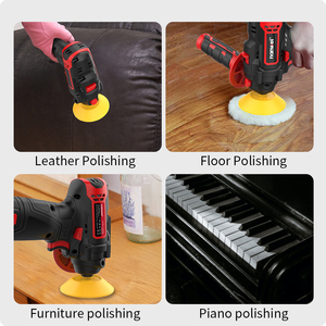 Xách tay không dây xe đánh bóng công nghiệp & Tự Làm tự động Máy đánh bóng với waxing Pads Scratch công cụ sửa chữa pin Powered - Product Image 5