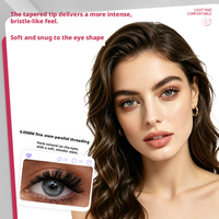 Pestañas Postizas de Lujo Hechas a Mano al por Mayor, Naturales, para Extensiones de Pestañas en Racimo, OEM, Empaque Rosa Personalizado, Longitud Mixta, Tallo Delgado, DIY, a Granel