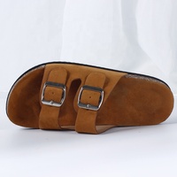 Sandales en daim microfibre pour femmes en gros avec semelle intérieure en mousse à mémoire de forme