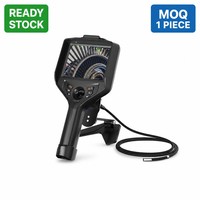 Endoscope vidéo industriel HD, boroscope avec écran IPS de 5,1 pouces, sonde articulée à 360°, étanche IP67, système modulaire de 1,8 à 8,0 mm