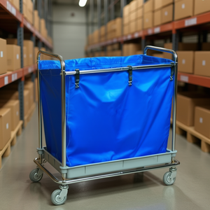 Carrello Multiuso Blu da 252 L con Ruote per Stoccaggio e Trasporto - Product Image 3