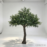 Vente en gros de plantes artificielles personnalisées, naturelles et faciles à installer, arbres verts, oliviers artificiels, décorations intérieures pour la maison et les hôtels