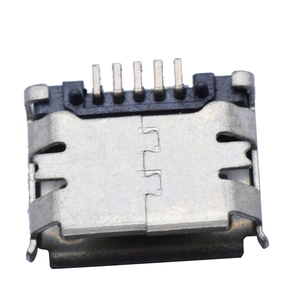 Nhà cung cấp chuyên nghiệp 1A 30V fmicro Full Stick cạnh thẳng 5 pin Dip Micro USB ổ cắm kết nối nữ cho cung cấp điện - Product Image 1