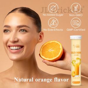 Tabletas Efervescentes de L-Glutatión Orgánico Julong OEM, L-Glutatión con Vitamina C, Sin Azúcar, Tabletas Efervescentes Gluta <span class=keywords><strong>Fizz</strong></span> - Product Image 1