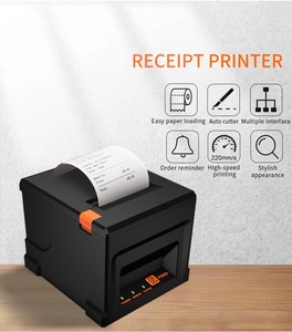 Imprimante <span class=keywords><strong>thermique</strong></span> de reçus à chargement de papier facile, coupe automatique, USB/LAN, 203 DPI, durée de vie de l'imprimante 150 km, rappel de commande, prise en charge du logo, cuisine - Product Image 5