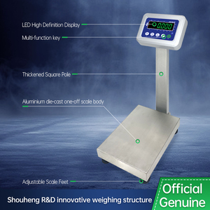 Bilancia da banco SOHE B7 ad alta precisione 1g, LED, industriale, OEM/ODM, design compatto da tavolo, versatile, in alluminio, 50KG - Product Image 2
