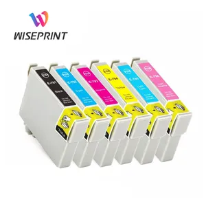 Wiseprint T0791 T0792 T0793 T0794 T0795 T0796爱普生手写笔照片1400 1500W打印机的高级彩色墨盒