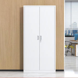 خزانة مكتب من الصلب للبيع بالجملة ، خزانة لحفظ الملفات ببابين ، باب متأرجح مع 4 أرفف - Product Image 2