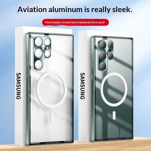 Funda Magnética Mate para Samsung <span class=keywords><strong>Galaxy</strong></span> S24/S26 con Protector de Cámara y Diseño Metálico, Accesorios para <span class=keywords><strong>Smartphone</strong></span> - Product Image 5