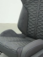 Siège complet en carbone de qualité sport automobile pour Audi RS3 8V 8Y RS5 F5 avec accoudoirs intégrés, pièces intérieures de course