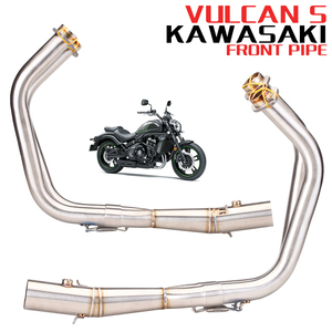 Tubo de Escape para Motocicleta CHMotor LEO TOC, Tubo Delantero con DB Killer para <span class=keywords><strong>Kawasaki</strong></span> <span class=keywords><strong>Vulcan</strong></span> S650 650s 650 S VN650 Pit Bike - Product Image 4