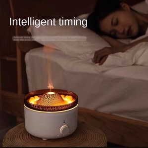 Difusor de Aromaterapia Ultrasónico con Llama 3D Volcánica Inteligente de 560 ml, Humidificador Eléctrico, Humidistato, Compatible con Hogar y Automóvil, 1 Año - Product Image 3