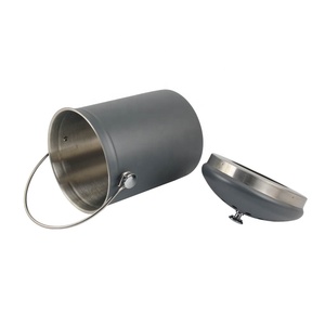 Indoor <b>Compost</b> <b>Bin</b> with Lid | Stainless Steel <b>Kitchen</b> Composter for Food Scraps & Waste Recycling <b>Compost</b> Pail - Product Image 4
