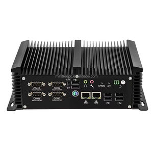 MiniTree Mini PC industriel sans ventilateur 10e génération Intel Core i5 10210U i7 10510U Quad Core <span class=keywords><strong>DDR4</strong></span> 8USB 4LAN RS232 prend en charge la carte SIM GPIO - Product Image 2
