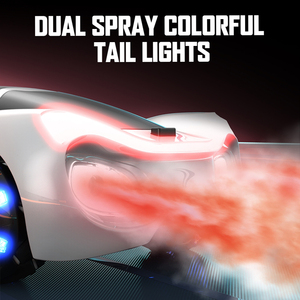 Auto Elettrica Telecomandata AJB con Design Cyberpunk, Ricarica Rapida ad Alta Potenza, Luci Posteriori Colorate a Doppio Spruzzo - Product Image 5