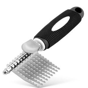 2,5 Zoll lange Pudel Haustier Dematting Kamm Bürste Werkzeug Edelstahl Sicherheits klingen für die Hunde-und Katzen pflege - Product Image 4