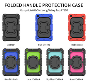 Funda de silicona para tableta con protección de cuerpo completo para niños con correa para el hombro para <span class=keywords><strong>iPad</strong></span> 7/8/<span class=keywords><strong>9</strong></span> Gen 10,2 "camuflaje funda de rotación de 360 grados - Product Image 6