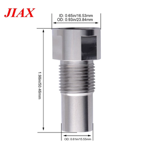 Adaptador espaciador CNC de acero inoxidable M18×1.5 para eliminación de luz de advertencia de motor y protección de sonda de emisiones - Product Image 4