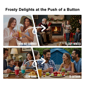 Sang Trọng Granita Bằng Cháo Máy 220W, Màu Sắc Hiển Thị, Nhanh Chóng Đóng Băng, Auto-Làm Sạch Hệ Thống Cho Thương Mại Ice Cream Cửa Hàng - Product Image 5