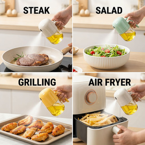 300ml 10oz mignon cuisine salade outils scellé verre arrosoir et épices vaporisateur huile étanche pour la cuisson - Product Image 3