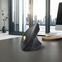 Penjualan laris baru 2.4G nirkabel 3D ergonomis Mouse optik desain vertikal ukuran kompak Mode ganda (BT 2.4G) 3 DPI dapat diatur